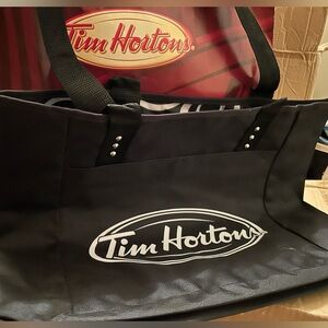 Tim Horton book bag soft cloth